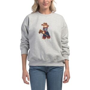 SUNDAY EDITION Western Bear Crew Neck Sweatshirt